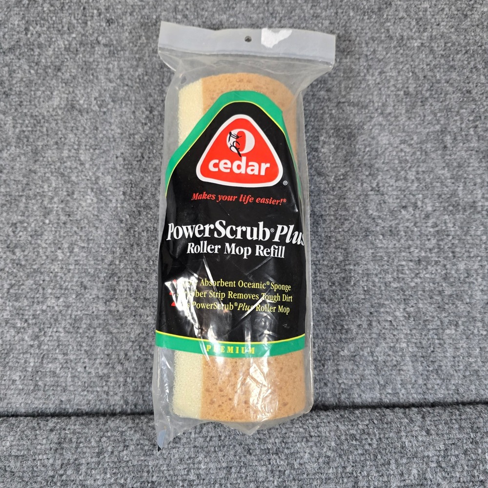 O Cedar Power Scrub Plus Roller Mop Refill Super Absorbent‎ Oceanic Sponge New